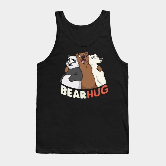 Bear Hug Tank Top by cosmicartoons